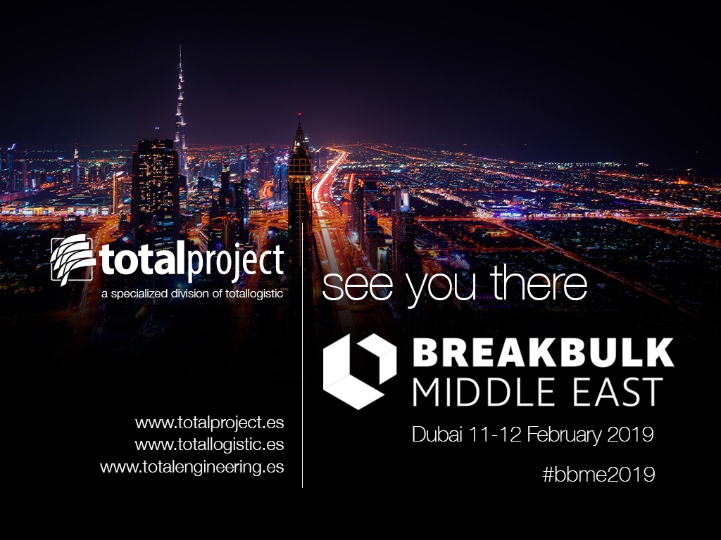 We see you in the Breakbulk Middle East 2019