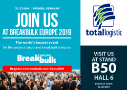 Nos vemos en la Breakbulk Europe 2019 - Totallogistic