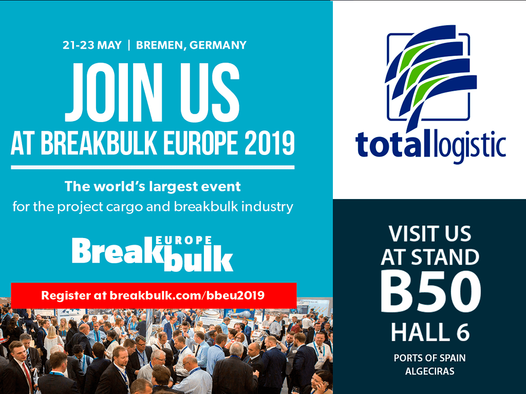 Nos vemos en la Breakbulk Europe 2019